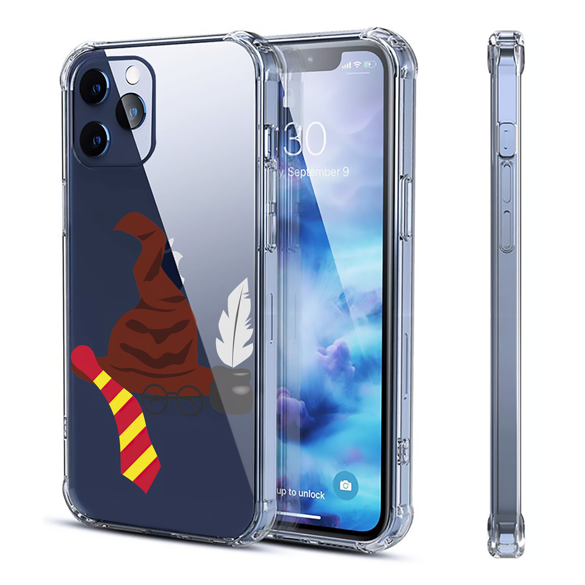 （画像用） Harry Potter ハリー・ポッターシリーズ 【iPhone 12シリーズ対応】透明スマホケース（クリアソフトケース）